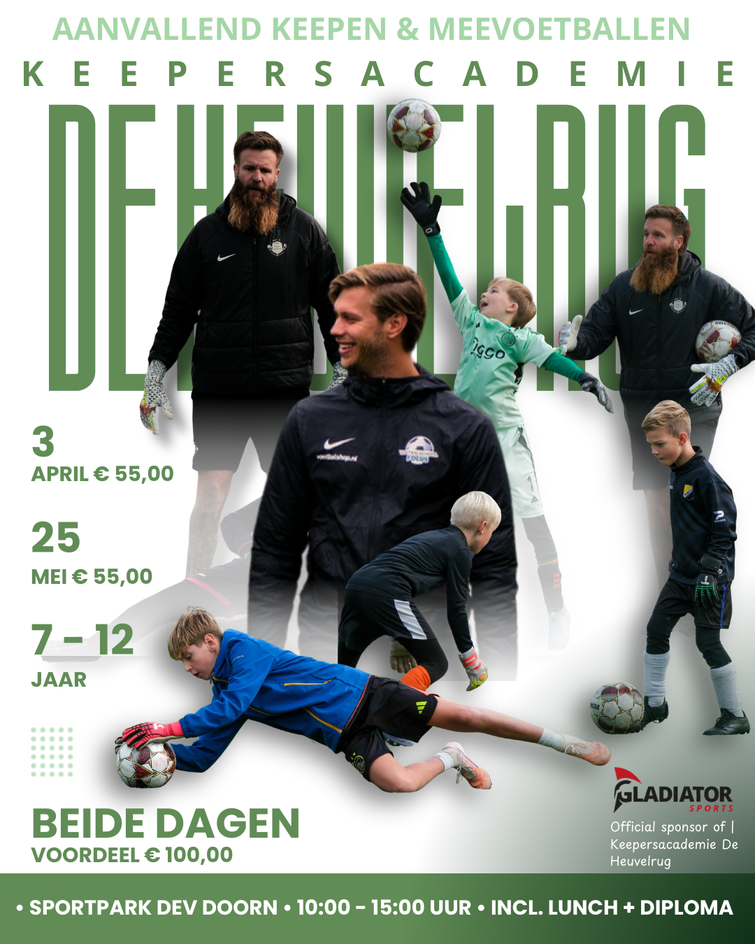 Keepersacademie De Heuvelrug – Speciale activiteiten voor jeugdkeepers