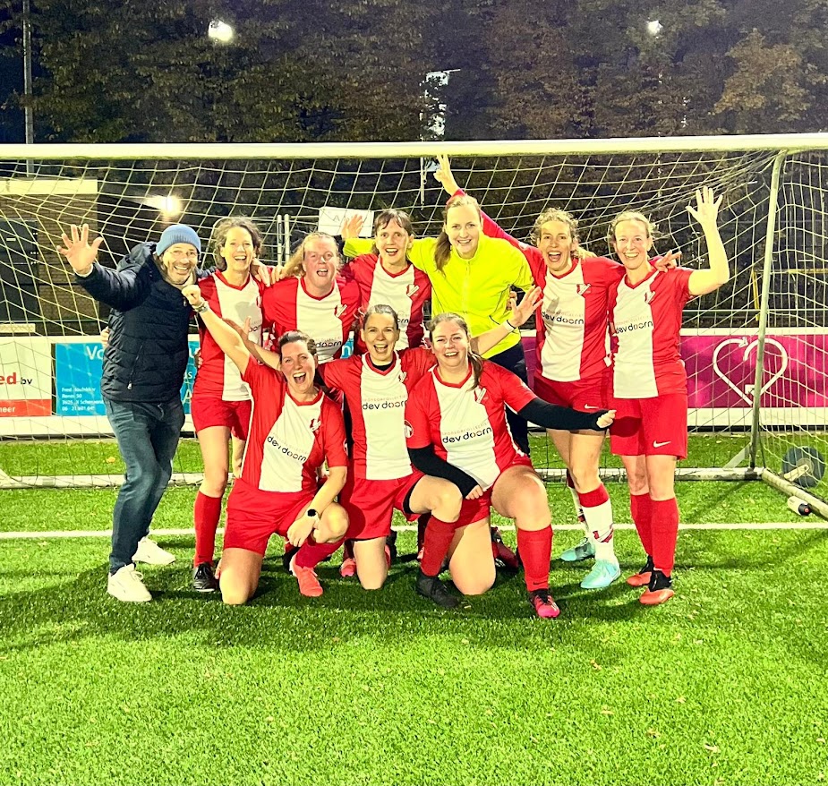 DEV Dames 2 sluiten najaarscompetitie af met gewonnen derde helft