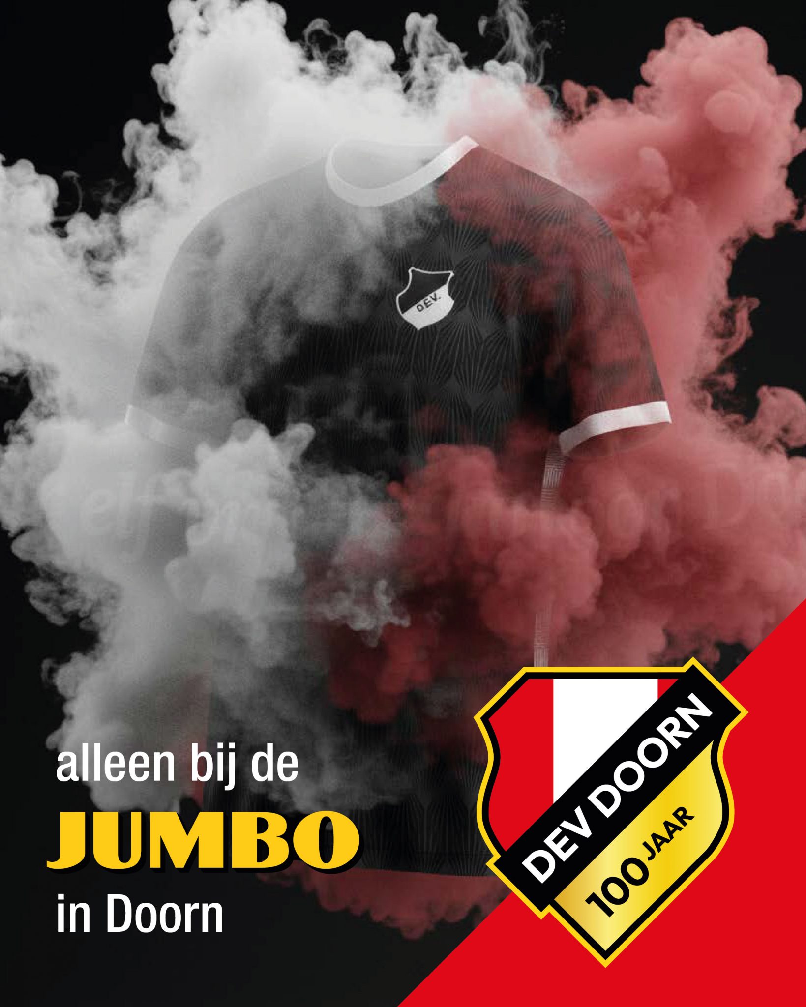 100 jaar Clubliefde in een Shirt: Spaar nu bij Jumbo Doorn voor het Unieke Jubileumshirt